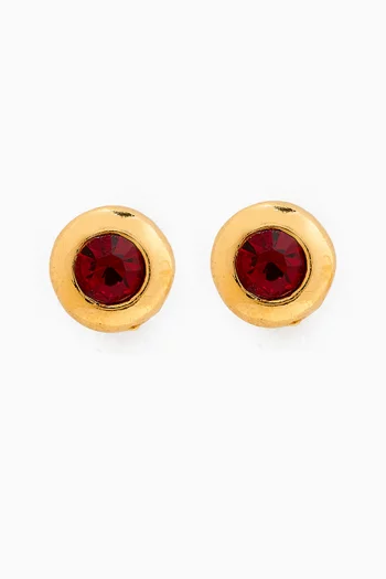1980s Rediscovered Vintage Swarovski Stud Post Earrings