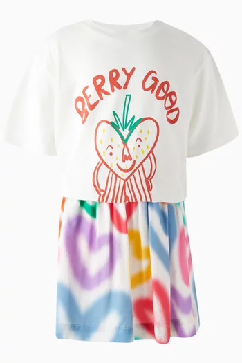 Berry Good Graphic T-shirt in Organic Cotton