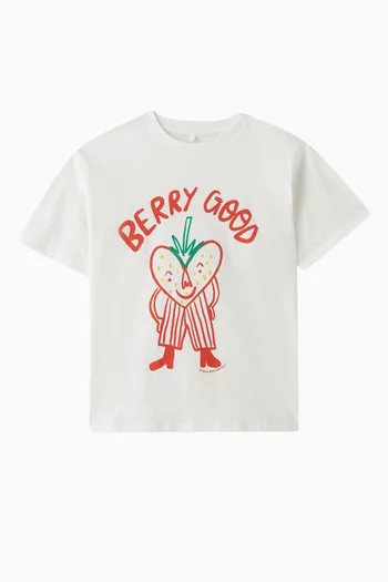 Berry Good Graphic T-shirt in Organic Cotton