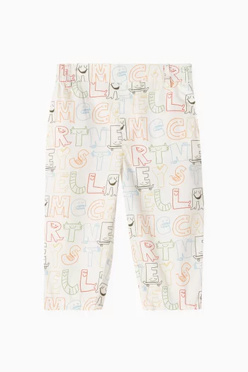 Baby Logo-print Sweatpants in Organic Cotton