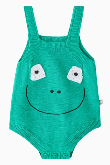 Frog Knitted Bodysuit in Organic Cotton
