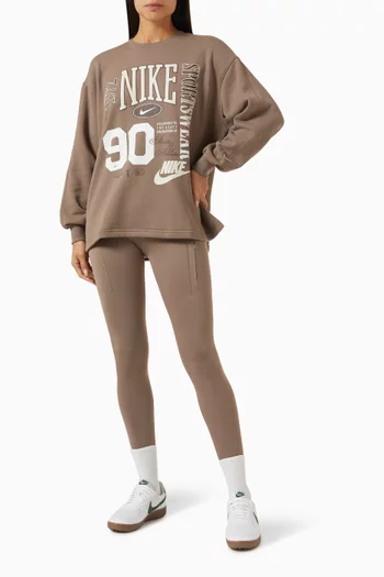 Street Crewneck Sweatshirt in Cotton-fleece