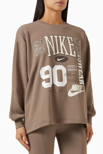 Street Crewneck Sweatshirt in Cotton-fleece