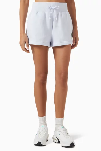 Phoenix High-waisted Shorts in Fleece
