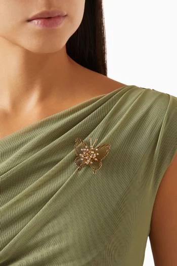 1980s Rediscovered Vintage Butterfly Brooch