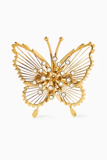 1980s Rediscovered Vintage Butterfly Brooch