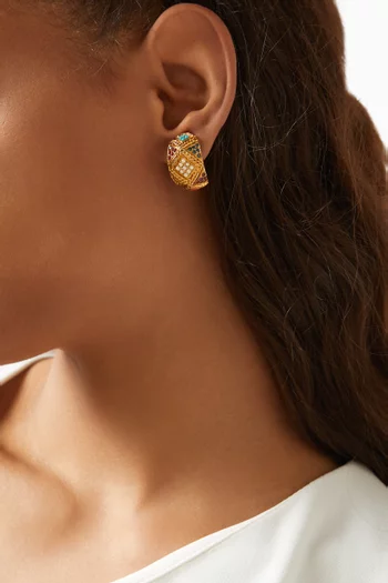 أقراط دائرية فينتج من الثمانينيات مجموعة ريديسكفورد