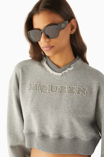 Square Sunglasses in Acetate