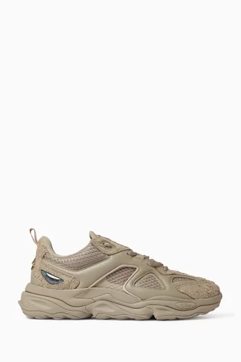 Satellite Sneakers in Leather & Mesh