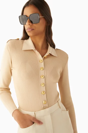 Joanna Sunglasses in Acetate & Metal