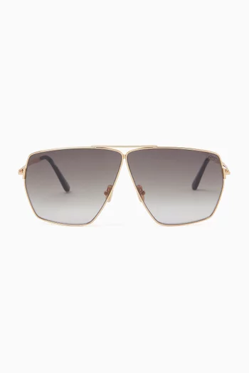 Stella Sunglasses in Metal