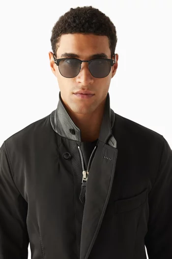 Round Sunglasses in Acetate