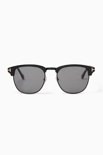 Round Sunglasses in Acetate