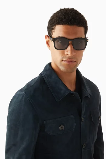 Square Sunglasses in Acetate
