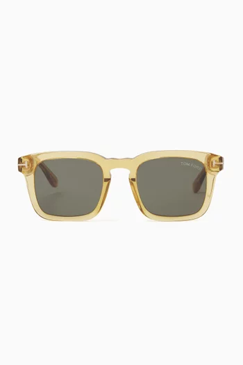 Square sunglasses in Acetate