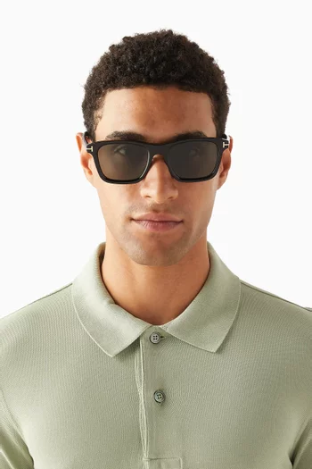 Square Sunglasses in Acetate