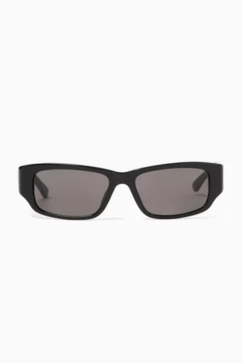 Rectangle Sunglasses in Acetate