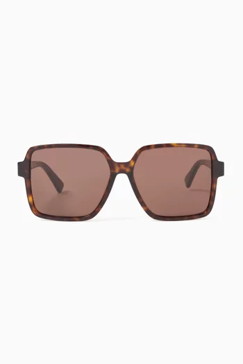 Oversized Sunglasses in Acetate