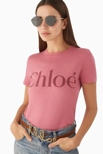 نظارة شمسية بتصميم عين القطة معدن