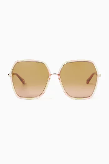 Oversized Sunglasses in Acetate