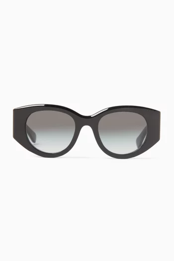 Round Sunglasses in Acetate