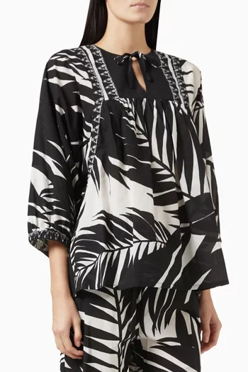 Printed Top in Cotton