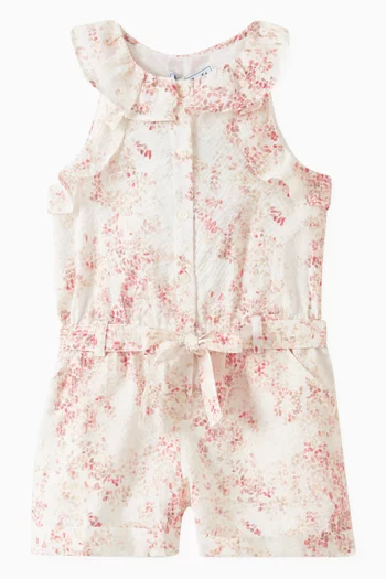 Floral Romper in Cotton