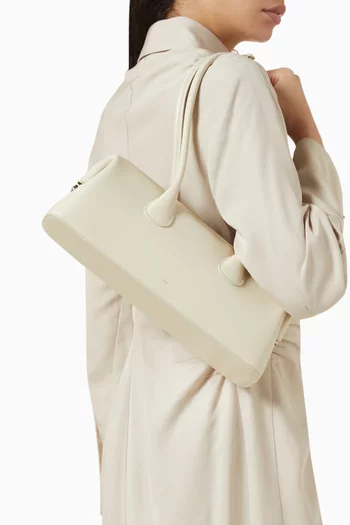 حقيبة كتف بوت بتصميم مستطيل جلد