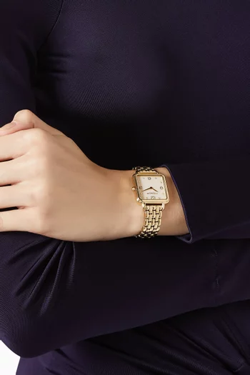 ساعة كاس كوارتز ستانلس ستيل، 28 مم