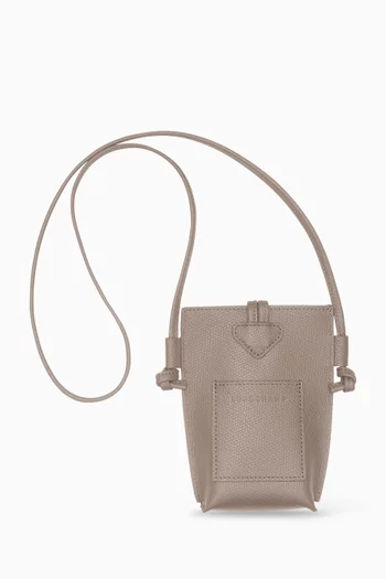 Le Roseau Phone Bag in Cowhide Leather