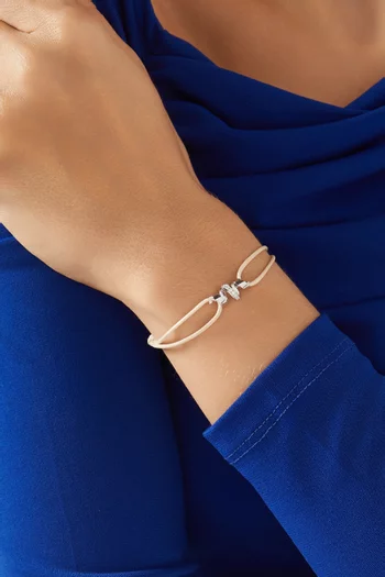 Cotillons et Jours de Fête Diamond Bracelet in 18kt White Gold