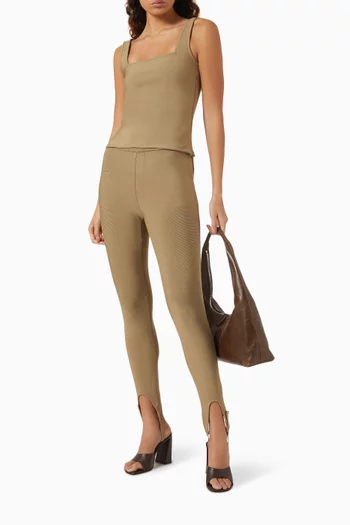 Times Stirrup Leggings in Stretch Crepe