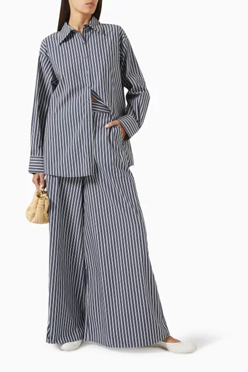 Perry Oversized Shirt in Cotton Blend
