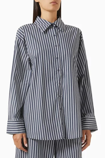 Perry Oversized Shirt in Cotton Blend