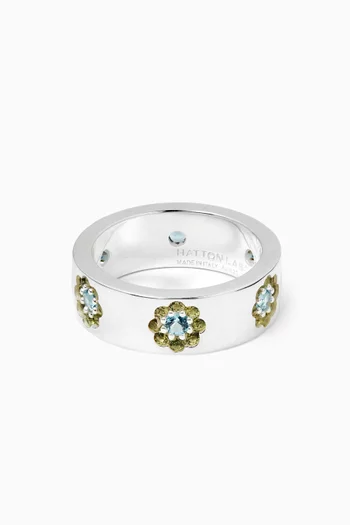 Daisy Ring in Sterling Silver