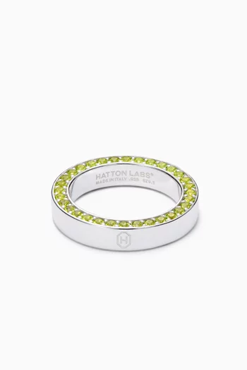 Classic Infinity Ring in Sterling Silver