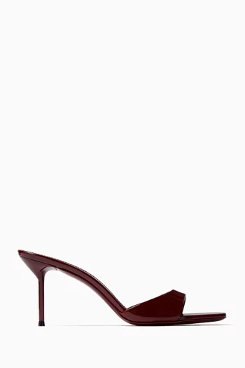 Lidia 70 Mule Sandals in Patent Leather