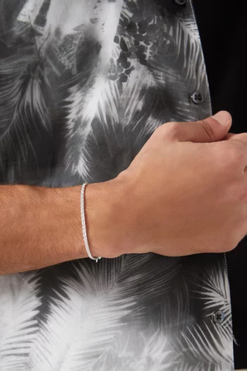 Rope Chain Bracelet in Sterling Silver