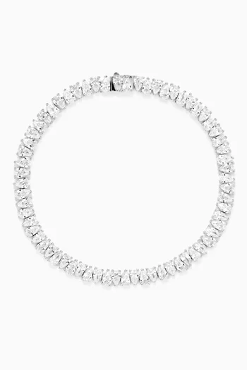 Drop Tennis Bracelet in Sterling Silver