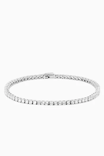 Classic Tennis Bracelet in Sterling Silver