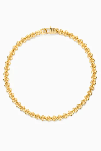 Areole Bracelet in 14kt Gold-plated Sterling Silver