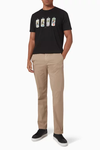 Spray Cans Print T-shirt in Organic Cotton