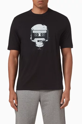 Skull Tape T-shirt in Organic Cotton