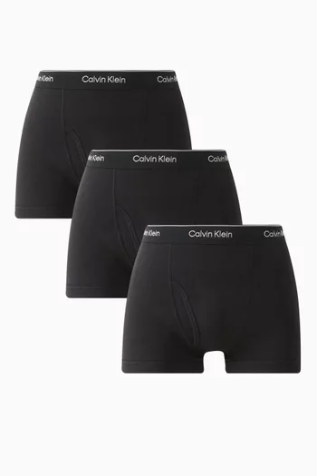 Boxer Briefs in Cotton, Set of 3