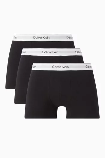 Boxer Briefs in Stretch Cotton, Set of 3