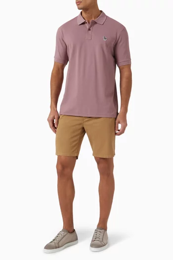 Zebra Polo Shirt in Organic Cotton Piqué