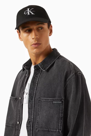 Logo Cap in Cotton Twill