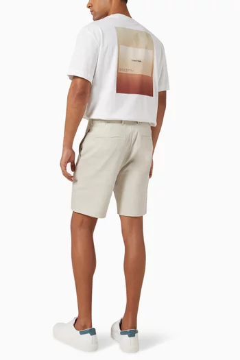 Overlay Print T-shirt in Cotton
