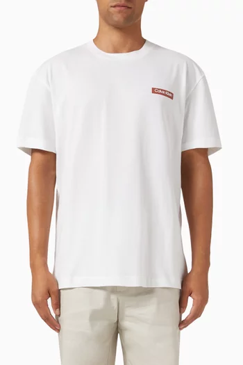 Overlay Print T-shirt in Cotton