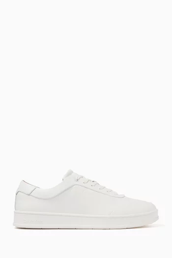 Low-top Lace-up Oxford Sneakers in Leather